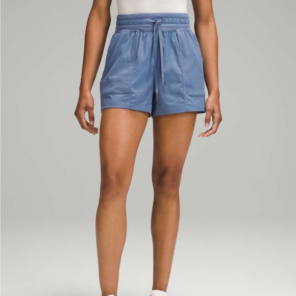 lululemon athletica Pants - lululemon athletica High-Rise Shorts in Oasis Blue